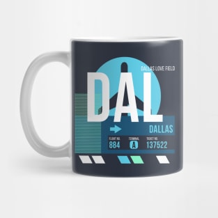 Dallas (DAL) Airport // Sunset Baggage Tag Mug